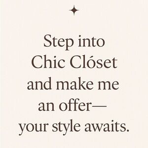 Chic Closet Style Offer